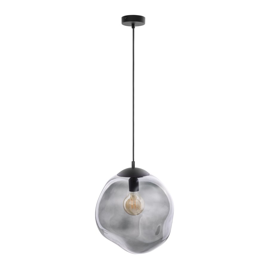 TK Sol loftlampe - grafit glas og sort metal