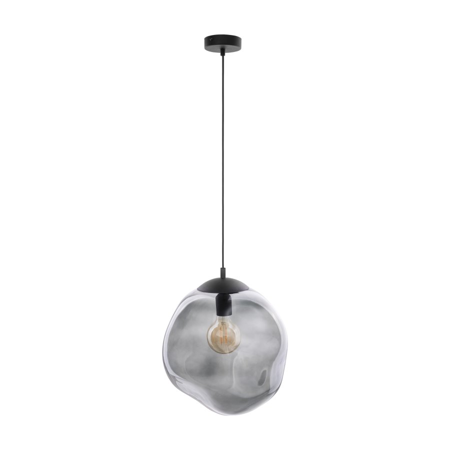 TK Sol loftlampe - grafit glas og sort metal