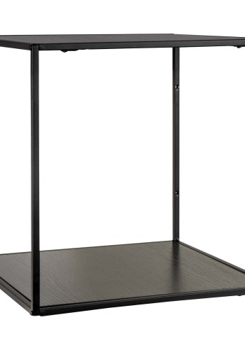 HOUSE NORDIC Vita vghylde - sort melamin og sort stl (36x36x36)