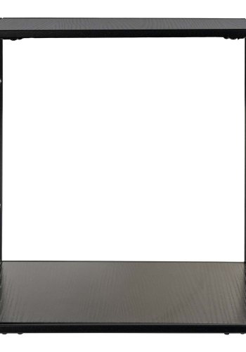 HOUSE NORDIC Vita vghylde - sort melamin og sort stl (36x36x36)