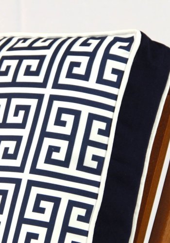 NORDVÄRK YM1213 hynde til havestol, kvadratisk - multifarvet bomuld/polyester (42x42)