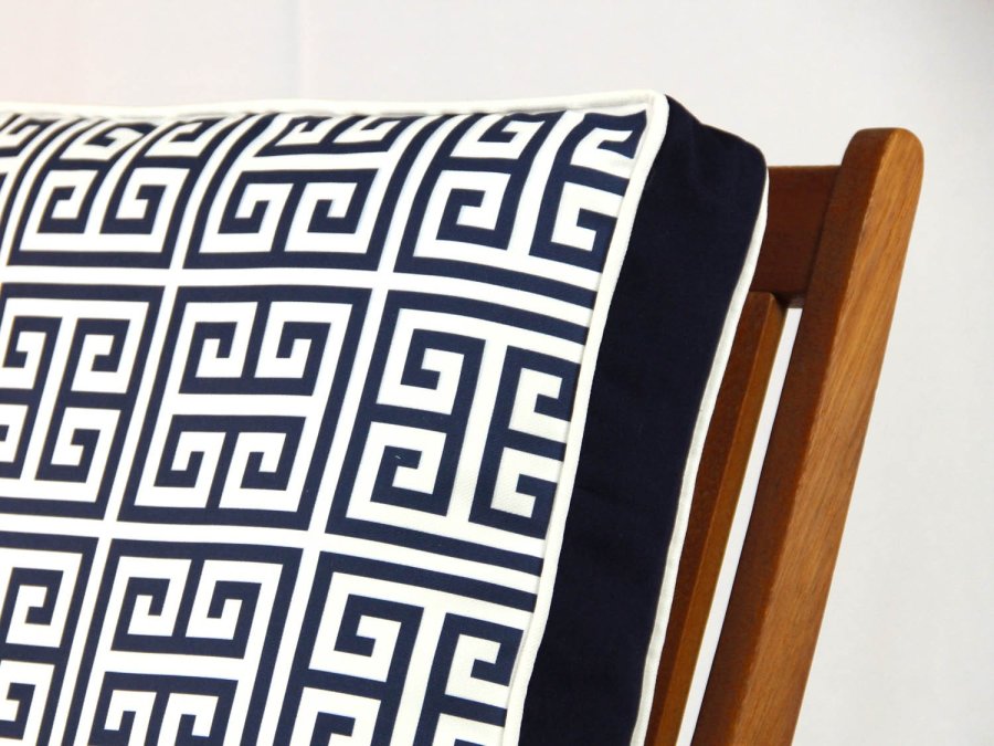 NORDVÄRK YM1213 hynde til havestol, kvadratisk - multifarvet bomuld/polyester (42x42)