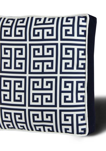 NORDVÄRK YM1213 hynde til havestol, kvadratisk - multifarvet bomuld/polyester (42x42)