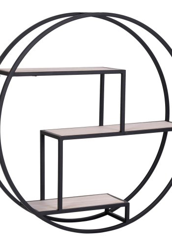 HOUSE NORDIC rund Rotterdam vghylde - tr og sort stl (60)
