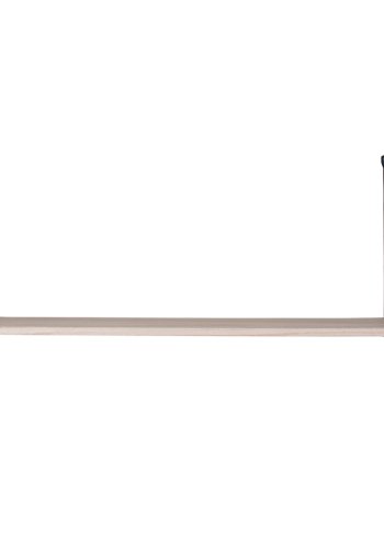 HOUSE NORDIC rektangulr Arnhem vghylde - tr og sort stl (65x27)