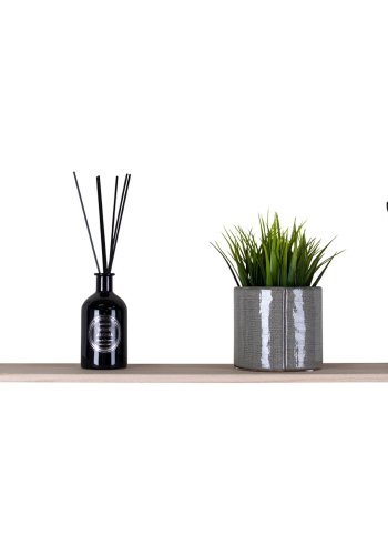 HOUSE NORDIC rektangulr Arnhem vghylde - tr og sort stl (65x27)