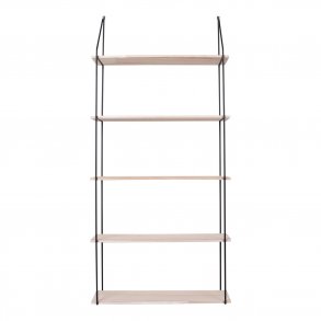 HOUSE NORDIC rektangulr Eindhoven vghylde - tr og sort stl