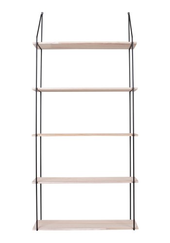 HOUSE NORDIC rektangulr Eindhoven vghylde - tr og sort stl