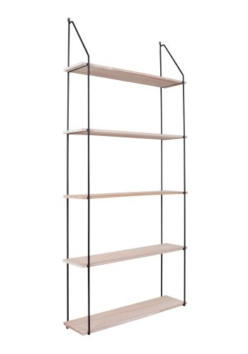 HOUSE NORDIC rektangulr Eindhoven vghylde - tr og sort stl