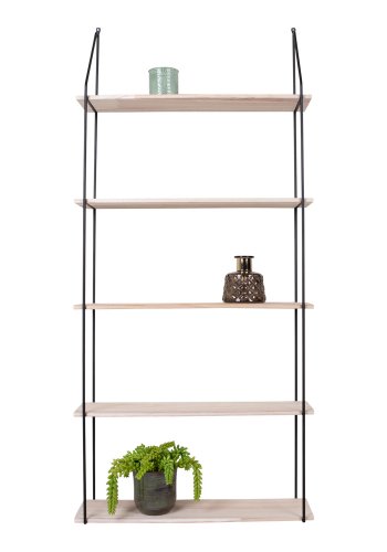 HOUSE NORDIC rektangulr Eindhoven vghylde - tr og sort stl