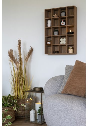 HOUSE NORDIC Moss vghylde/kopreol, rektangulr - natur fyrretr (44x10x63)