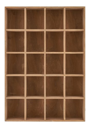 HOUSE NORDIC Moss vghylde/kopreol, rektangulr - natur fyrretr (44x10x63)