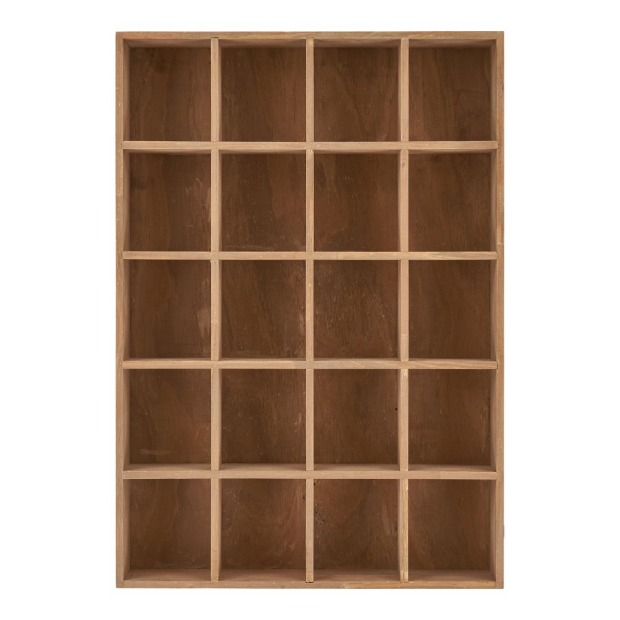 HOUSE NORDIC Moss vghylde/kopreol, rektangulr - natur fyrretr (44x10x63)