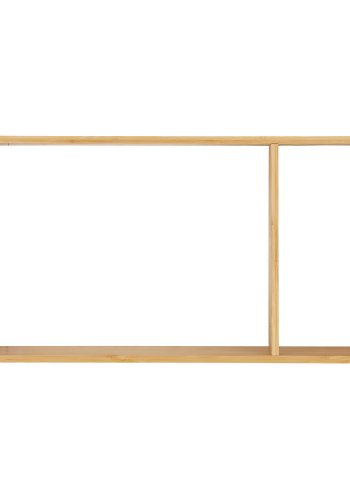HOUSE NORDIC Ember vghylde, m. 2 rum, rektangulr - natur bambus (70x15x35,5)
