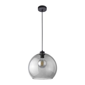TK Cubus loftlampe - grafit glas og sort metal