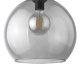 TK Cubus loftlampe - grafit glas og sort metal