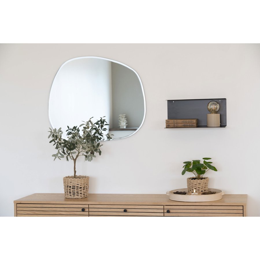 HOUSE NORDIC Lille vghylde, rektangulr - sort stl (40x18x18)