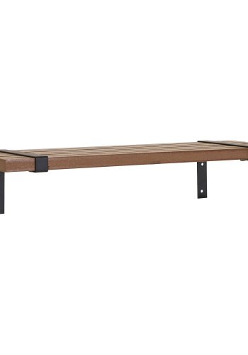 HOUSE NORDIC  Luxor Vghylde - Vghylde, askefiner/metal, natur/sort<br>50x15x10 cm