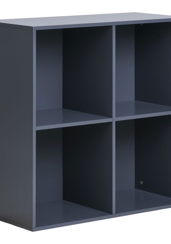 HOUSE NORDIC Horne vghylde, m. 4 rum, kvadratisk - mrkegr MDF (69x30x69)