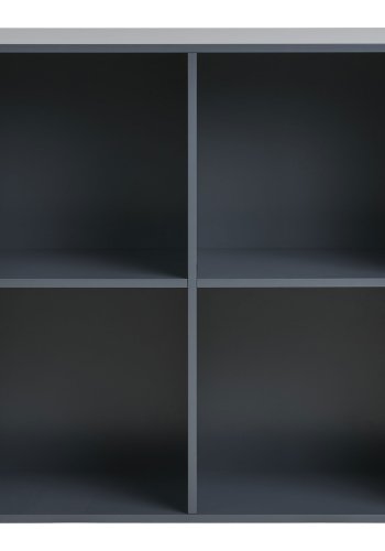 HOUSE NORDIC Horne vghylde, m. 4 rum, kvadratisk - mrkegr MDF (69x30x69)