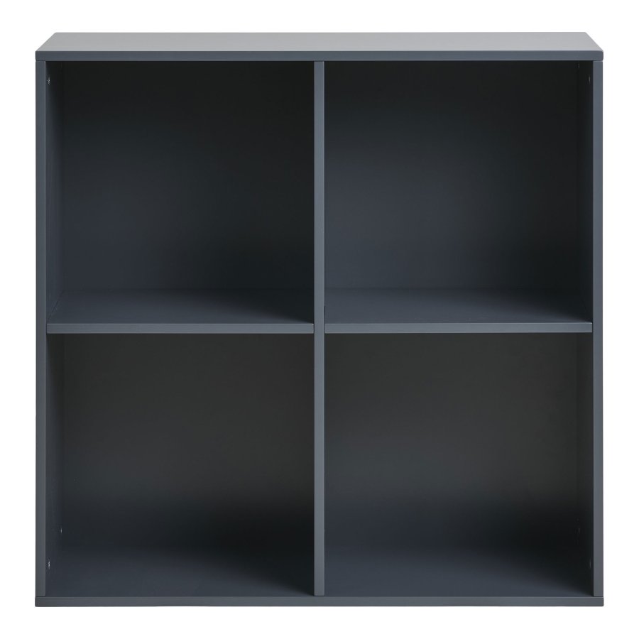 HOUSE NORDIC Horne vghylde, m. 4 rum, kvadratisk - mrkegr MDF (69x30x69)