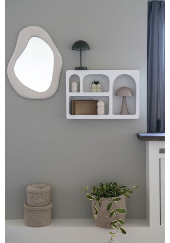 HOUSE NORDIC Bryne vghylde, m. 4 rum - hvid MDF (40x13x60)