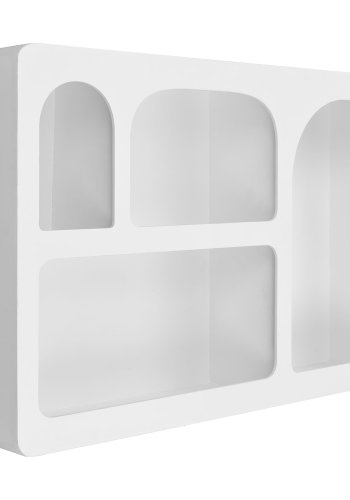 HOUSE NORDIC Bryne vghylde, m. 4 rum - hvid MDF (40x13x60)