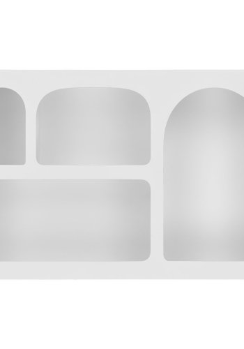 HOUSE NORDIC Bryne vghylde, m. 4 rum - hvid MDF (40x13x60)