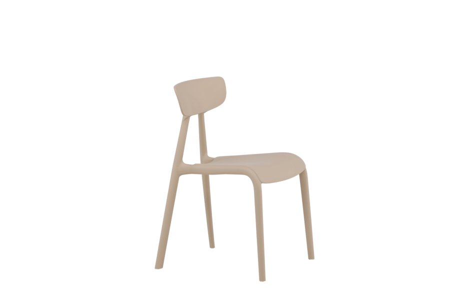 VENTURE DESIGN Ursholmen spisebordsstol - beige polypropylen