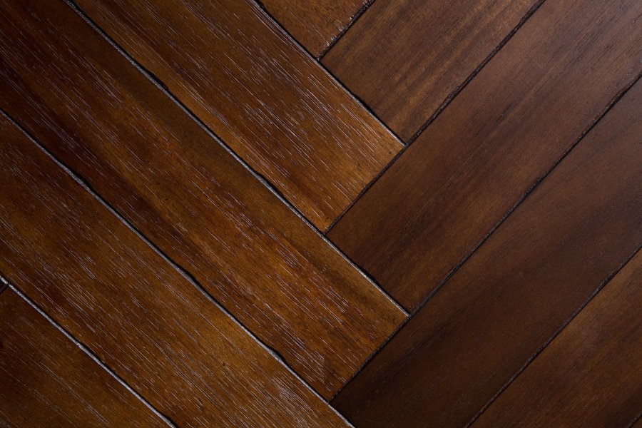 DUTCHBONE Klasse sknk, Lav, m. 4 lger og 2 hylder - brun sildeben MDF og guld stl