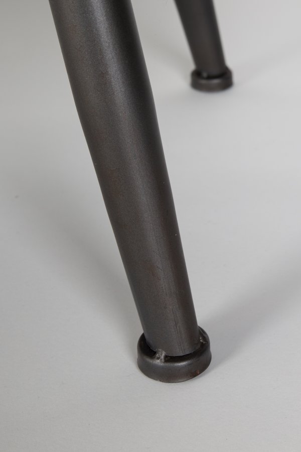 WHITE LABEL LIVING Damian sknk, m. 2 glaslger, 2 skuffer, 2 rum, 1 hylde - brun grantr/sort jern