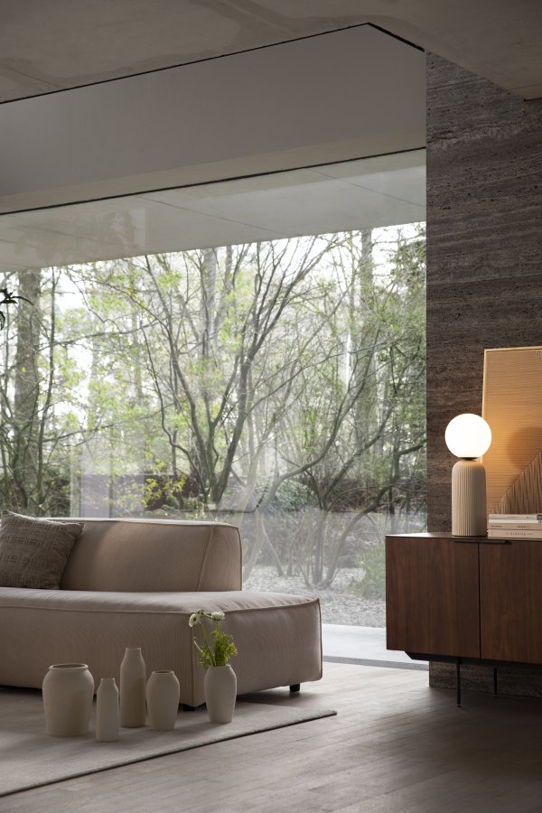 ZUIVER Travis sknk, m. 2 lger og 3 skuffer - brun valnddefinér og stl