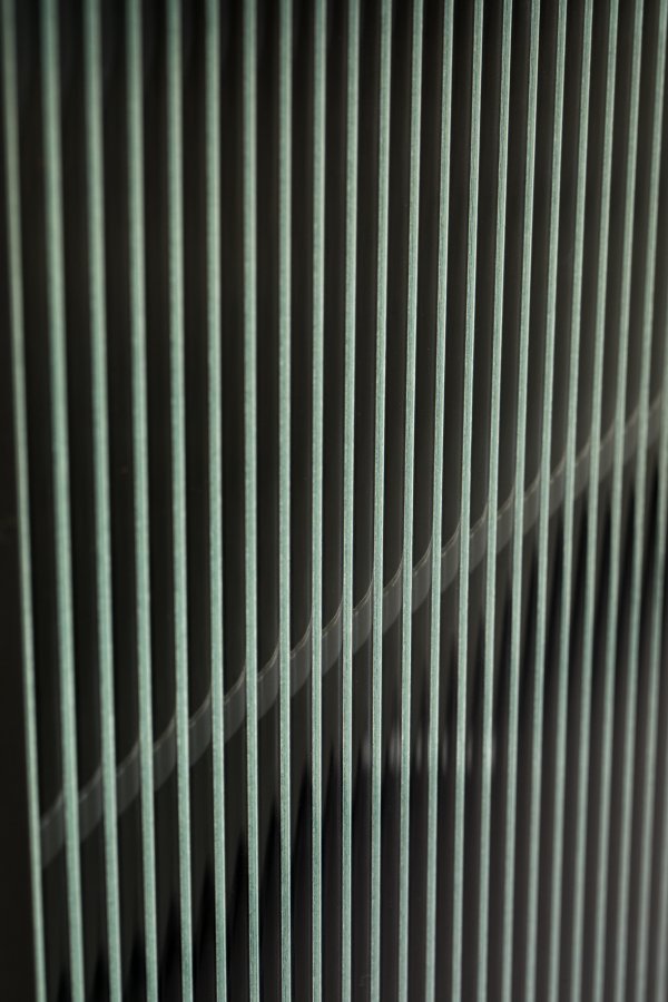 DUTCHBONE Boli sknk, Lav, m. 4 lger og 2 hylder - glas og sort strygejern