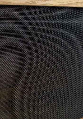 ZUIVER Hardy sknk, m. 2 mesh skydelger - natur finér og jern