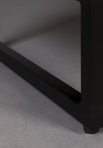 DUTCHBONE Saroo TV-bord, m. 2 lger og 1 hylde - brun mangotr og stl (140x40)