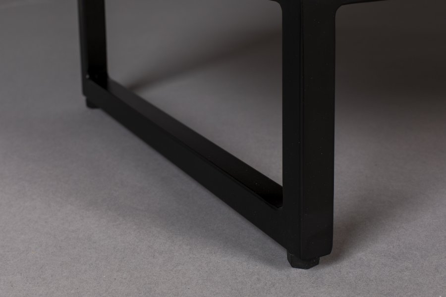 DUTCHBONE Saroo TV-bord, m. 2 lger og 1 hylde - brun mangotr og stl (140x40)