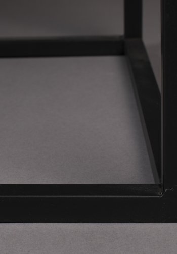 DUTCHBONE Boli sknk, hj, m. 4 lger og 2 hylder - glas og sort strygejern