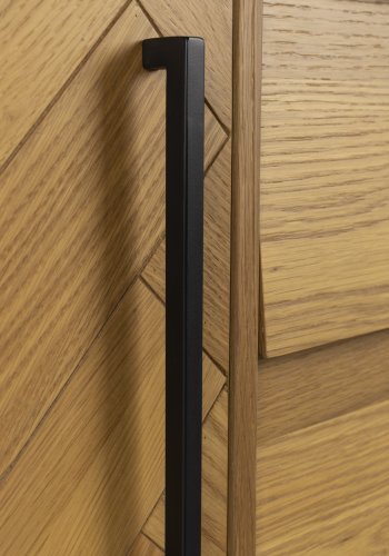 DUTCHBONE Klasse sknk, Hj, m. 2 lger og 3 skuffer - natur sildeben egetr og sort stl