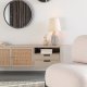  White Label Living  WHITE LABEL LIVING Amaya sknk, m. 2 lger og 2 skuffer - rattan og beige MDst