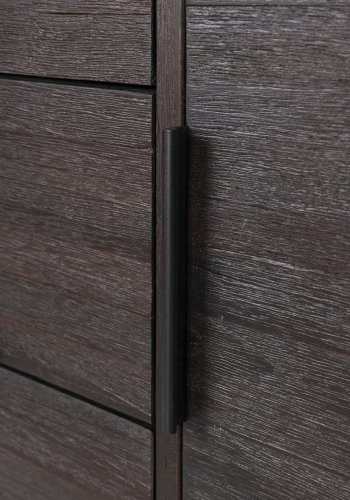 WHITE LABEL LIVING Webster sknk Hj, m. 2 lger og 3 skuffer - brun genbrugsteak og jern