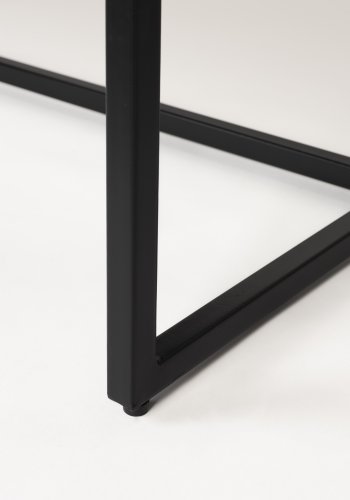 WHITE LABEL LIVING Webster sknk Hj, m. 2 lger og 3 skuffer - brun genbrugsteak og jern