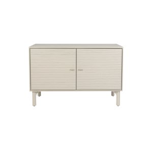 ZUIVER Morning sknk, m. 2 lger og 2 hylder - gr rattan/MDF/akacietr