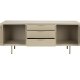 WHITE LABEL LIVING Kos sknk, m. 2 lger og 3 skuffer - beige MDF og metal