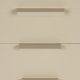 WHITE LABEL LIVING Kos sknk, m. 2 lger og 3 skuffer - beige MDF og metal