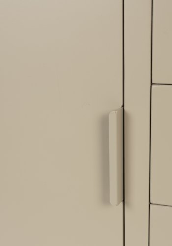 WHITE LABEL LIVING Kos sknk, m. 2 lger og 3 skuffer - beige MDF og metal