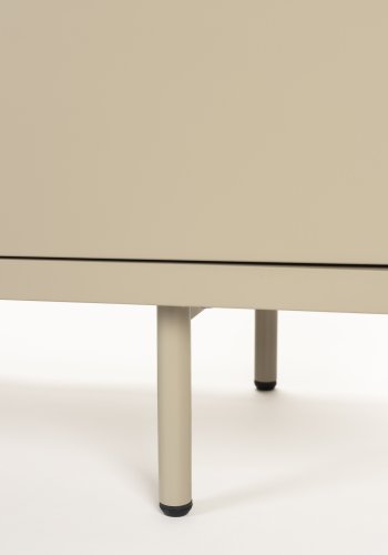 WHITE LABEL LIVING Kos sknk, m. 2 lger og 3 skuffer - beige MDF og metal