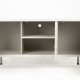 WHITE LABEL LIVING Funk TV-bord, m. 3 lger og 1 hylde - offwhite MDF og metal (120x40)