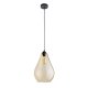 TK Fuente loftlampe - rav glas og sort metal