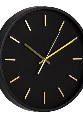 HOUSE NORDIC Vgur, sort, lydls, rundt, 35 cm