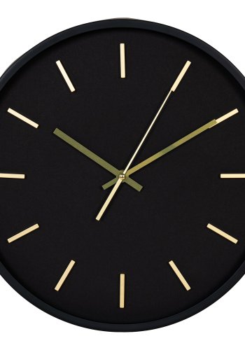 HOUSE NORDIC Vgur, sort, lydls, rundt, 35 cm